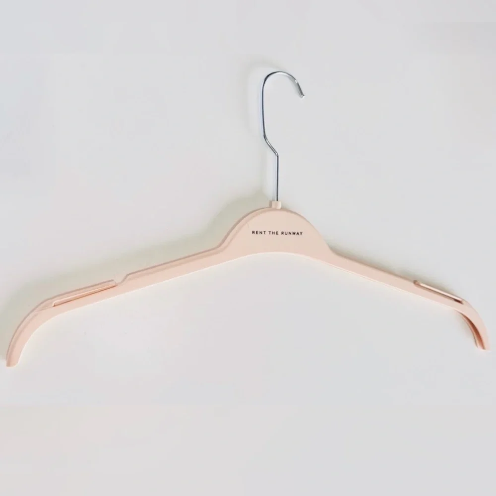 RENT THE RUNWAY Set of 5 XL Long Plastic & Metal Hangers RTR
